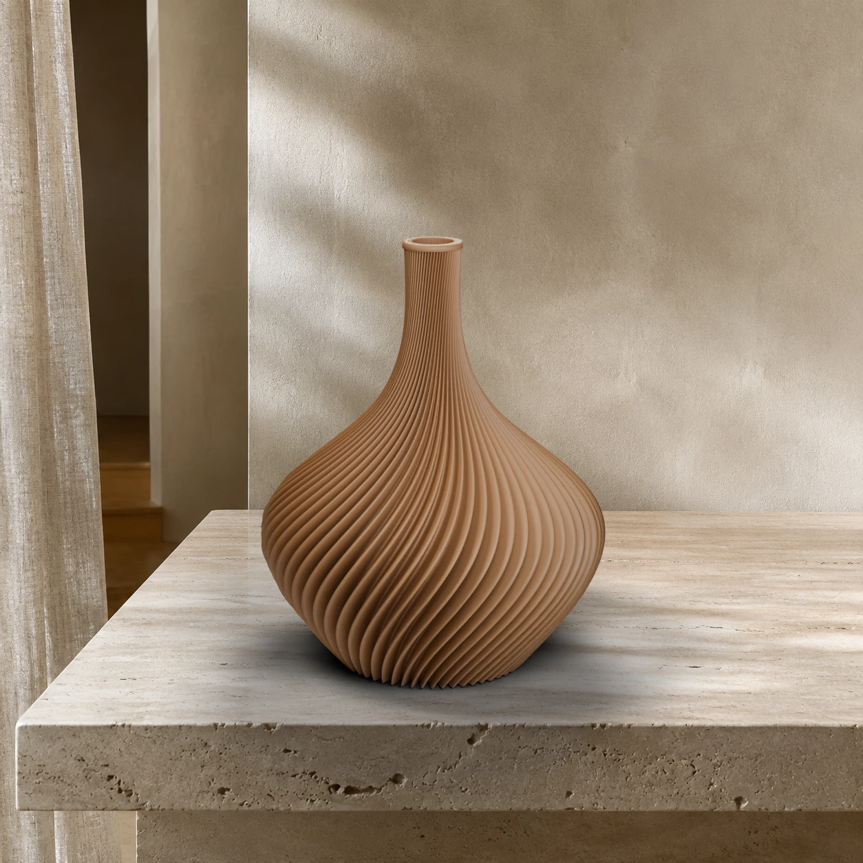 Vaso Amelie in colore Caramel
