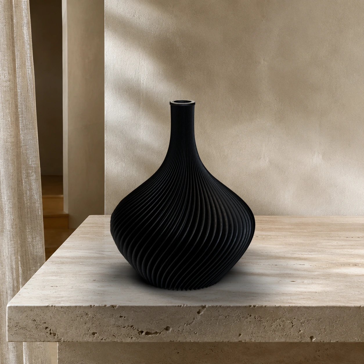 Vaso Amelie in colore Charcoal