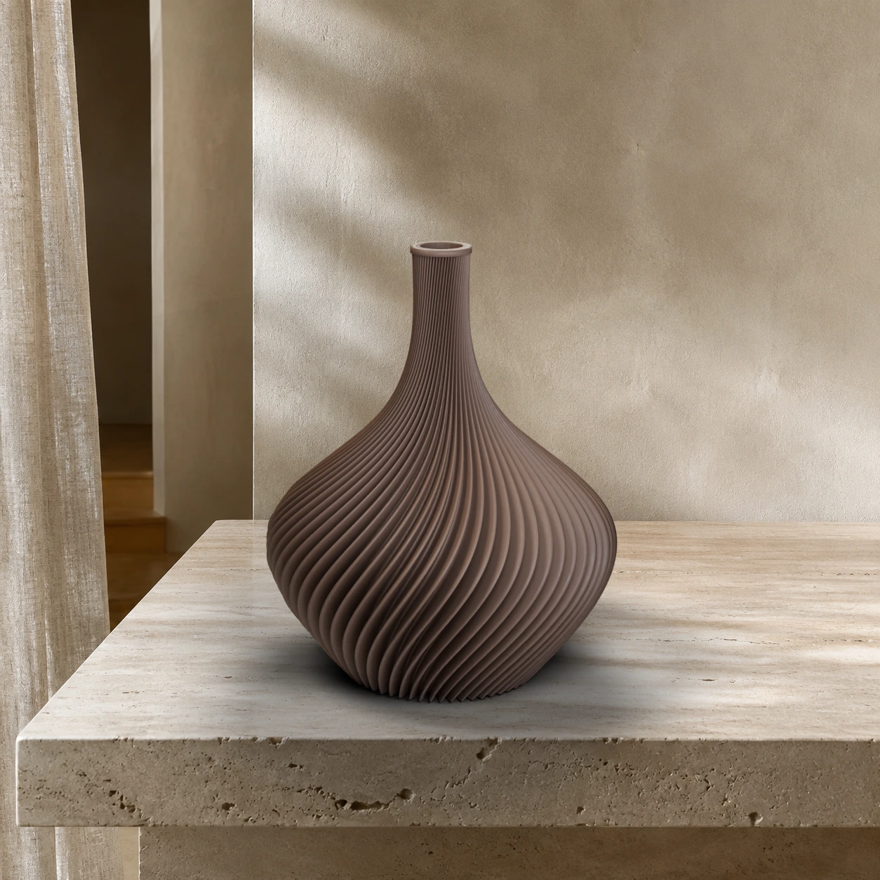 Vaso Amelie in colore Dark Brown