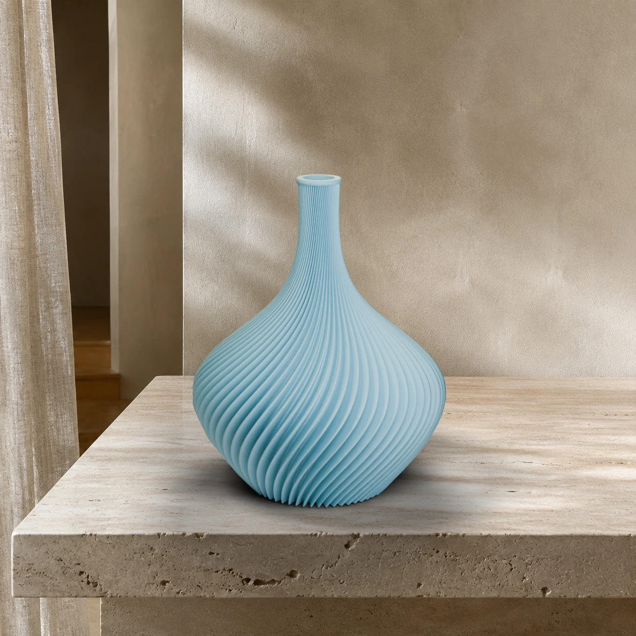 Vaso Amelie in colore Ice Blue