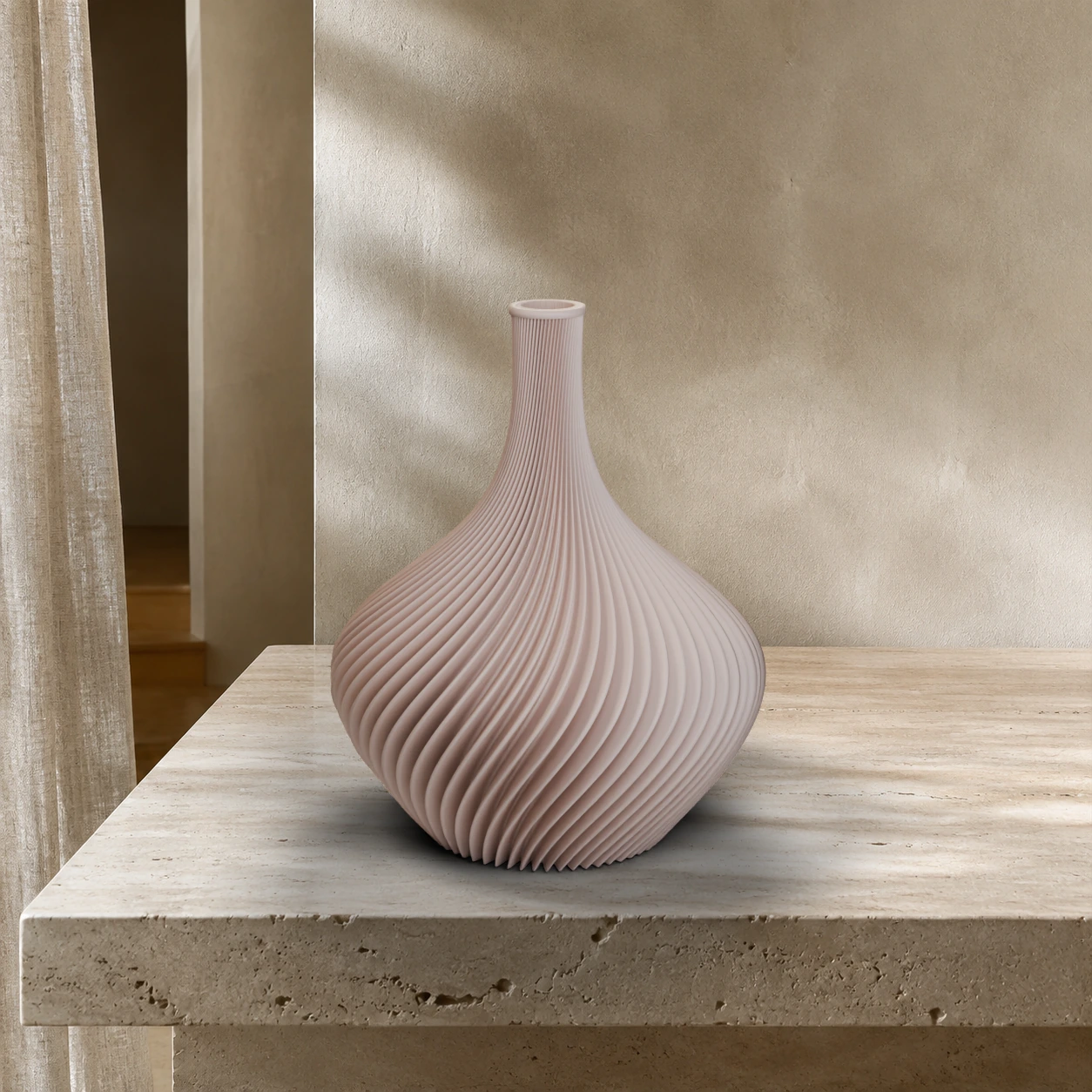 Vaso Amelie in colore Latte Brown