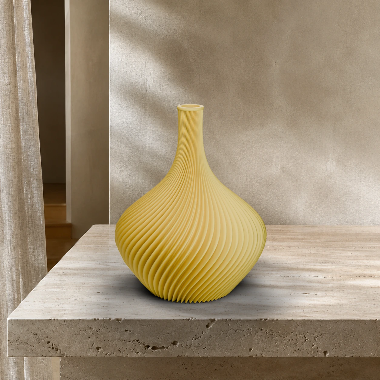 Vaso Amelie in colore Lemon Yellow