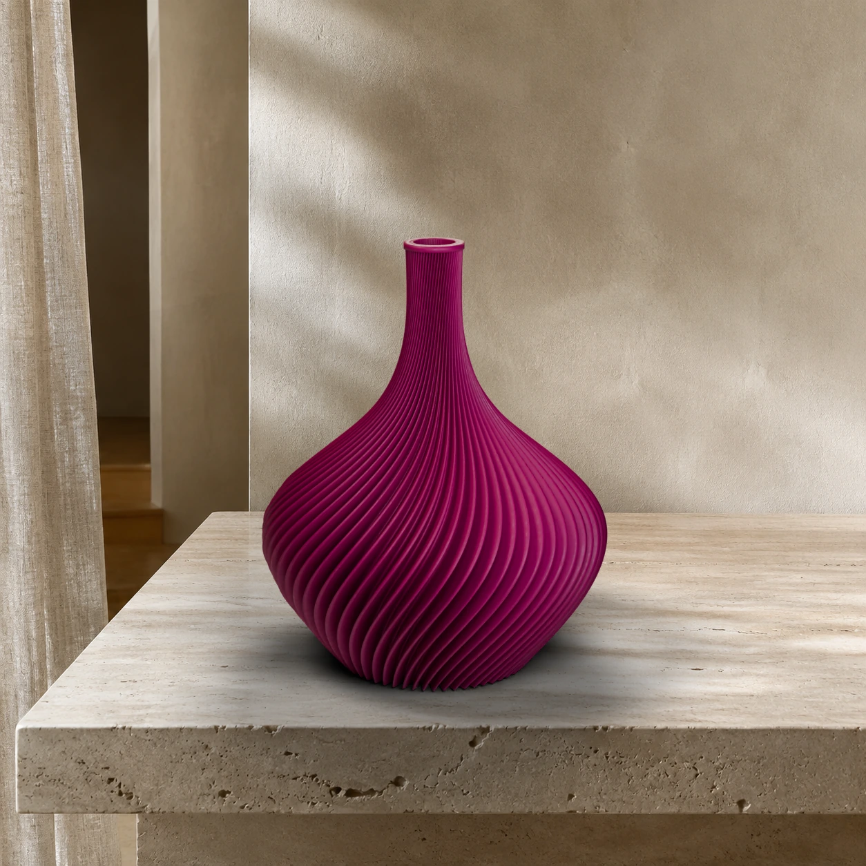 Vaso Amelie in colore Plum