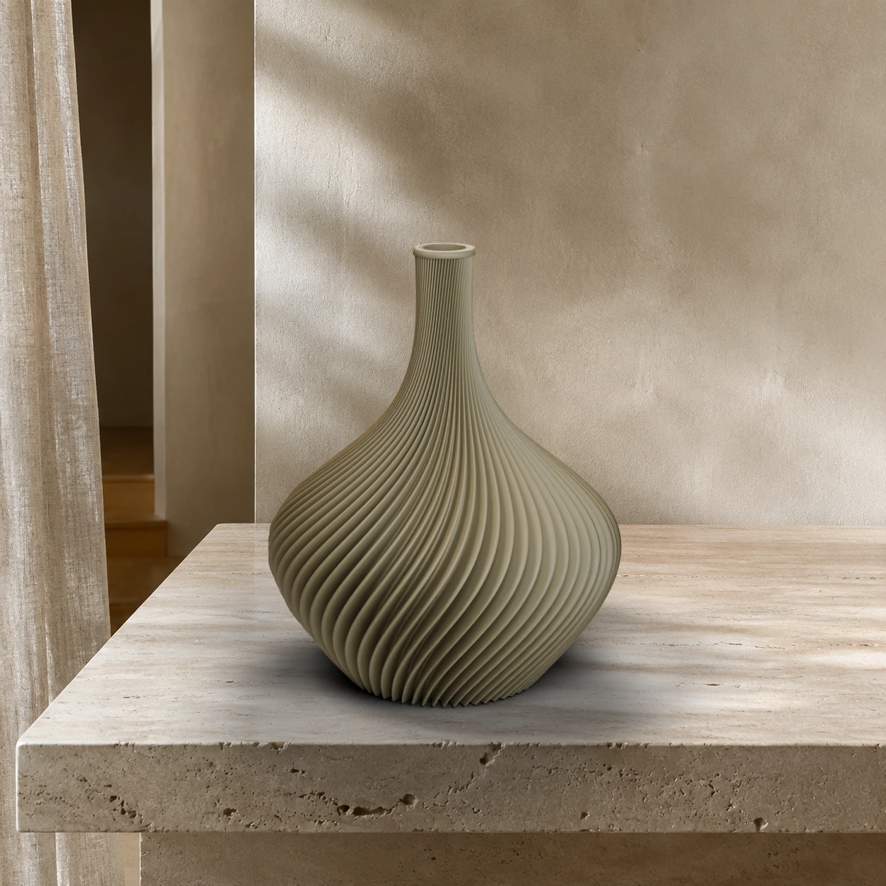 Vaso Amelie in colore Sage Green