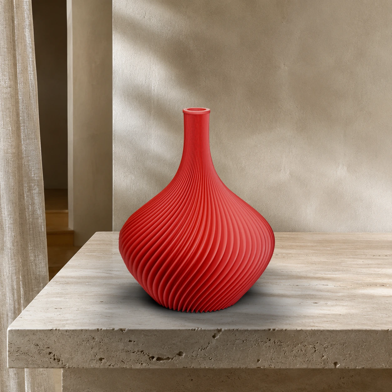 Vaso Amelie in colore Scarlet Red