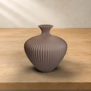 Vaso Arianna in colore Dark Brown