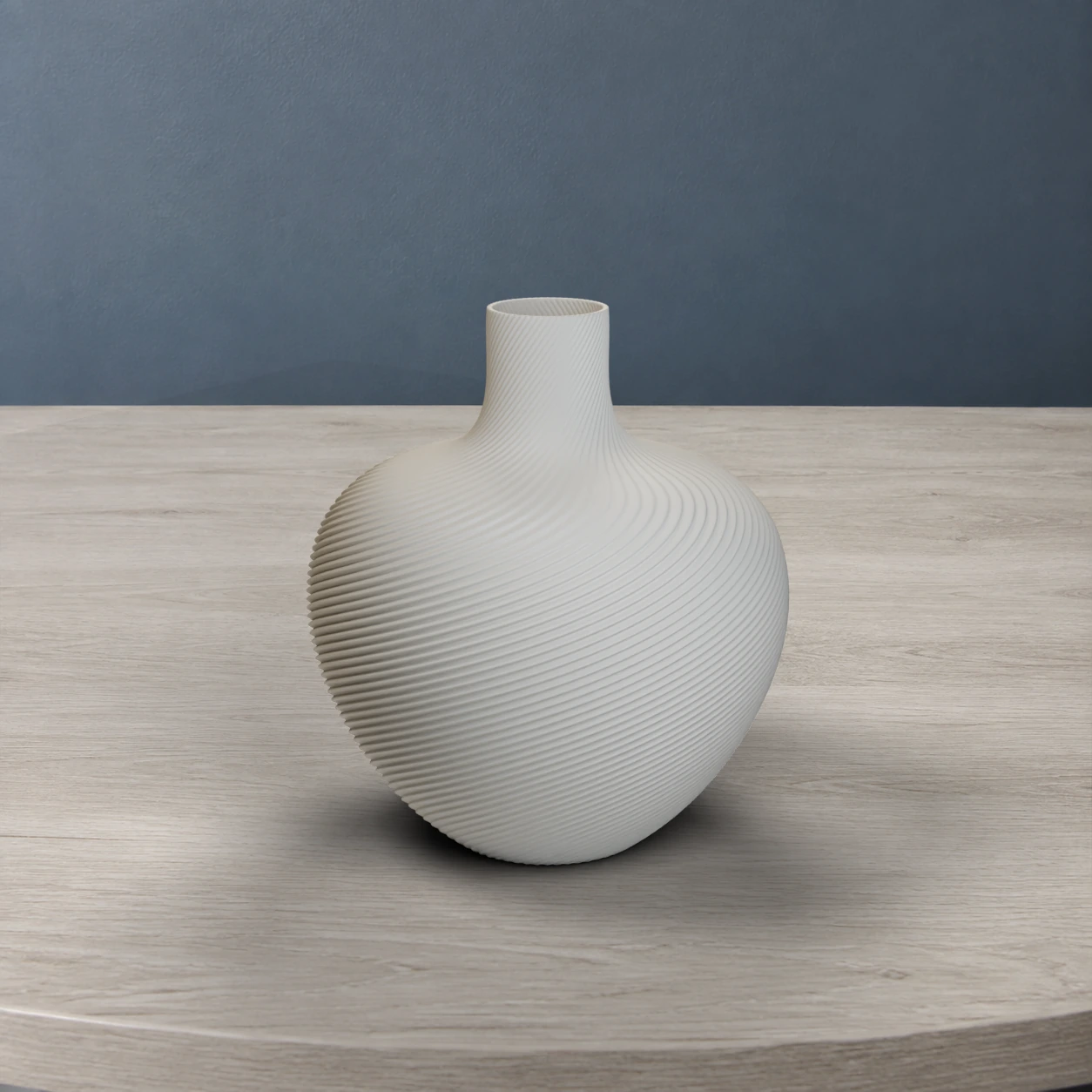 Vaso Cubano in colore Bone White