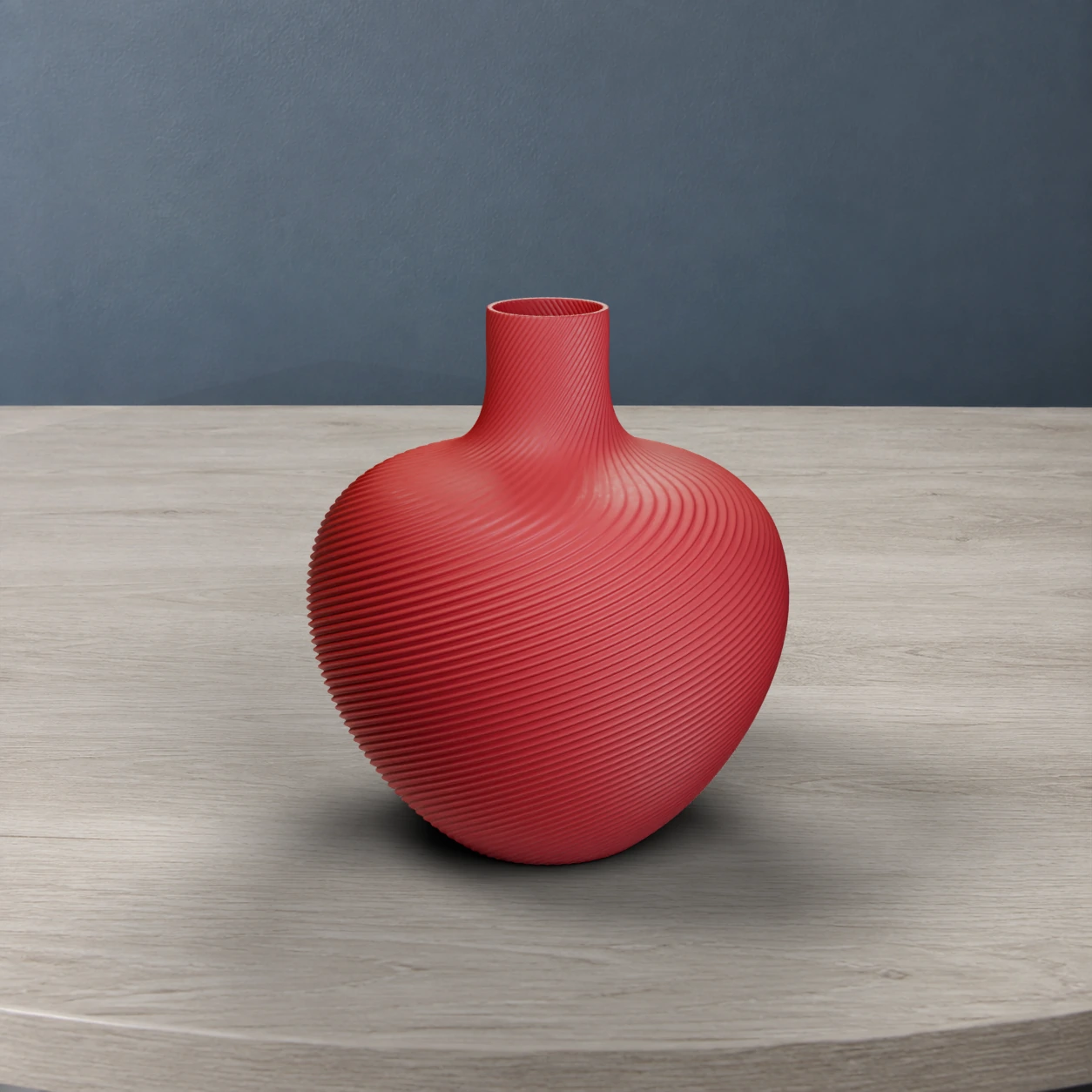 Vaso Cubano in colore Dark Red