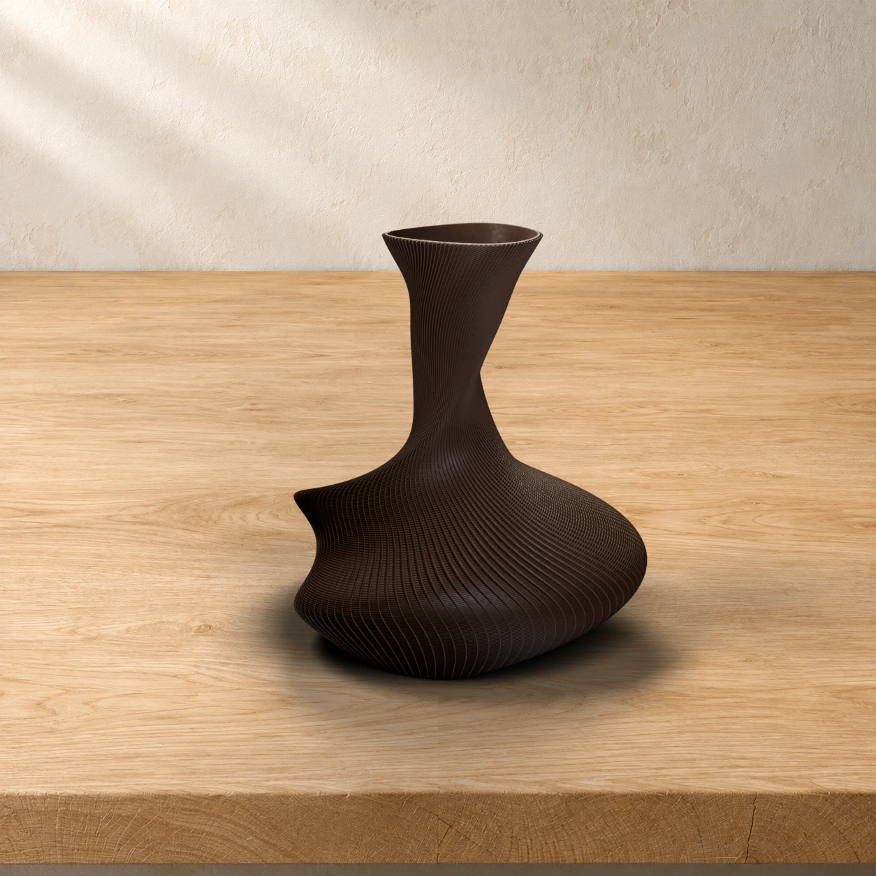 Vaso Dongo in colore Dark Chocolate