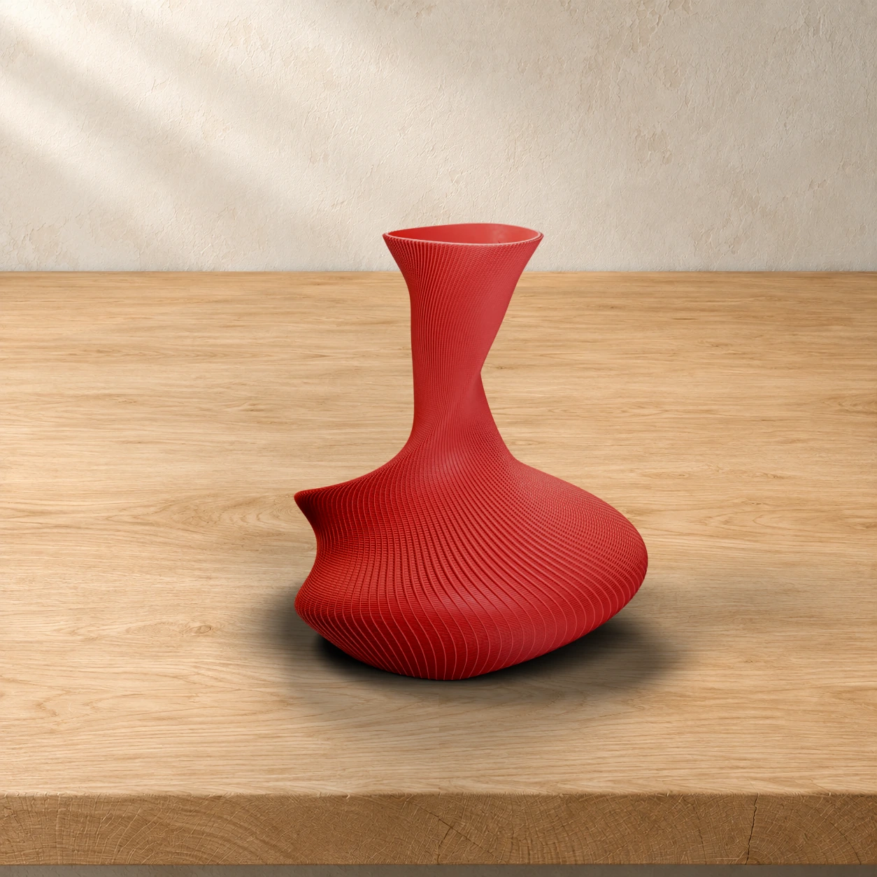 Vaso Dongo in colore Scarlet Red