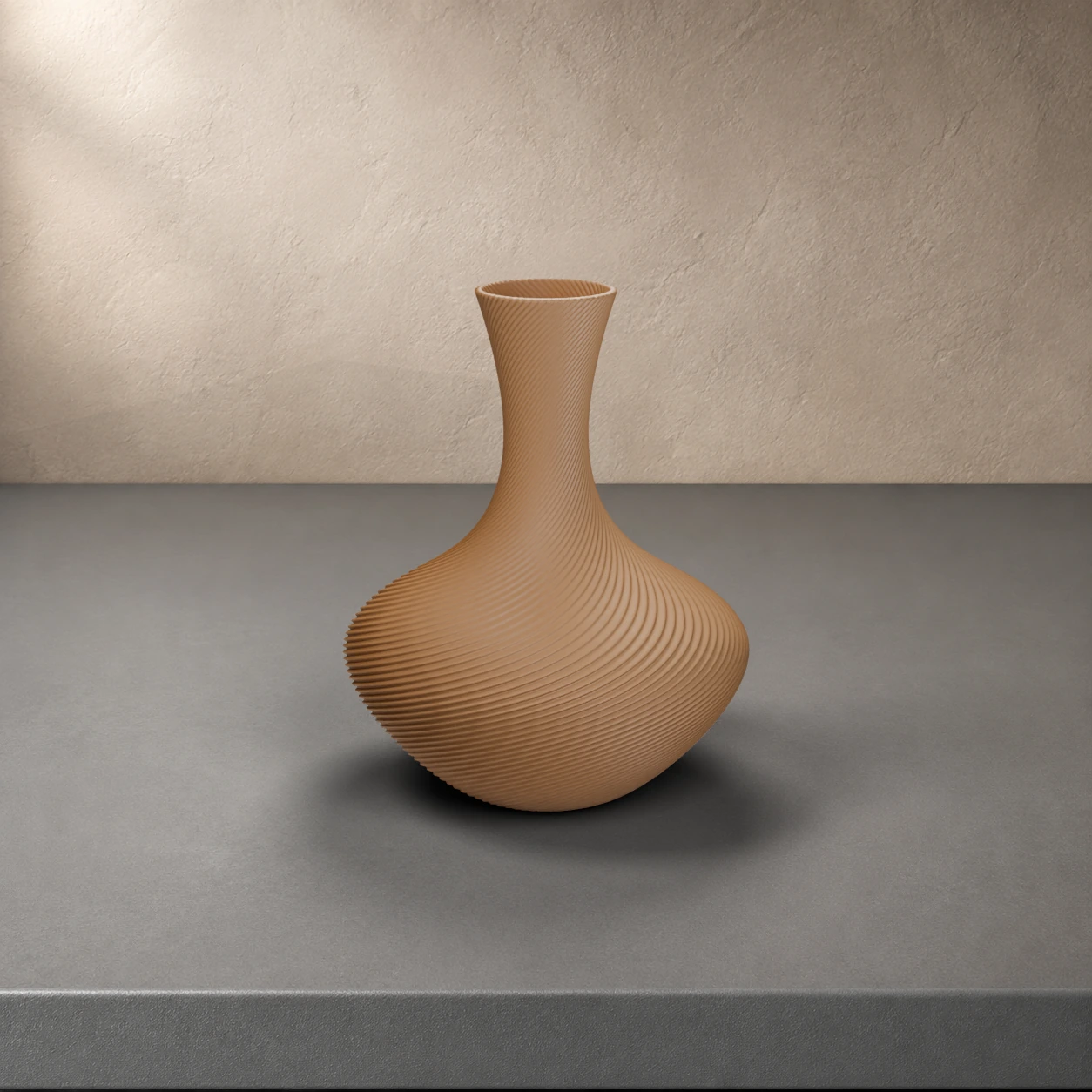 Vaso Gilda in colore Caramel