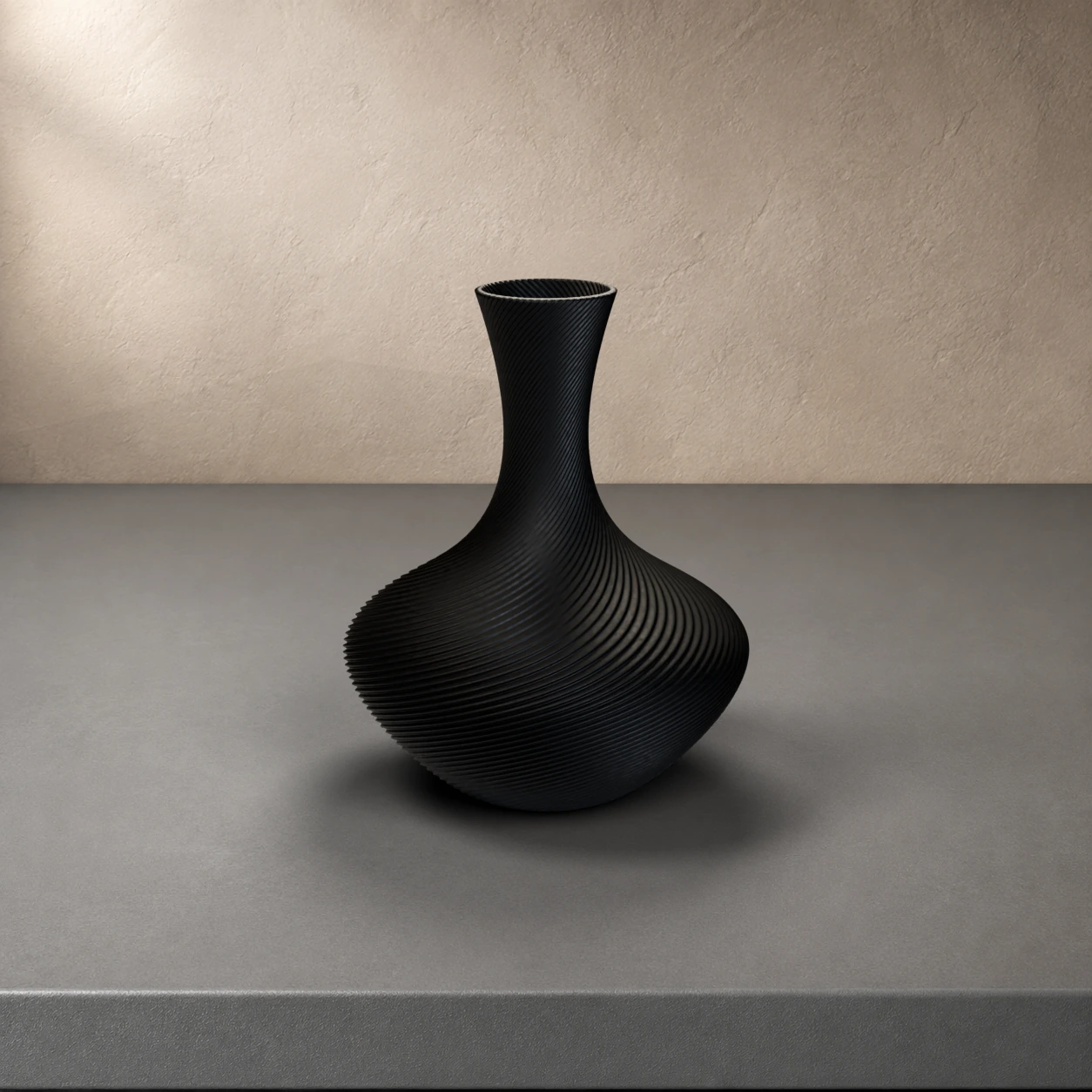 Vaso Gilda in colore Charcoal