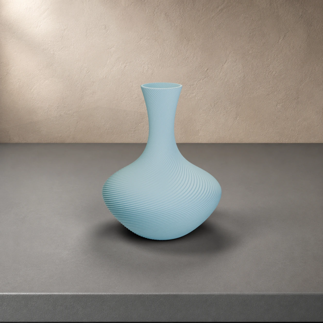 Vaso Gilda in colore Ice Blue