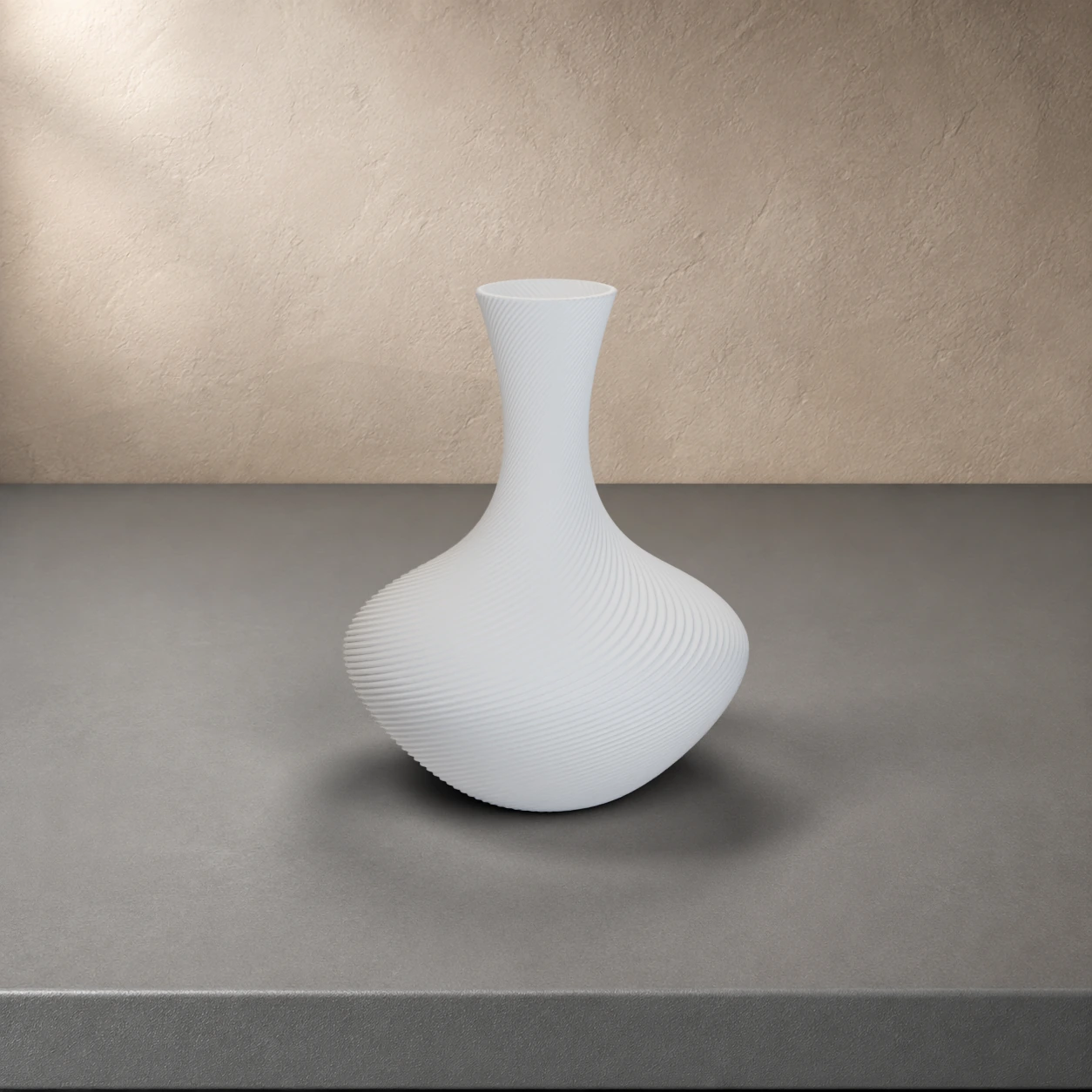 Vaso Gilda in colore Ivory White