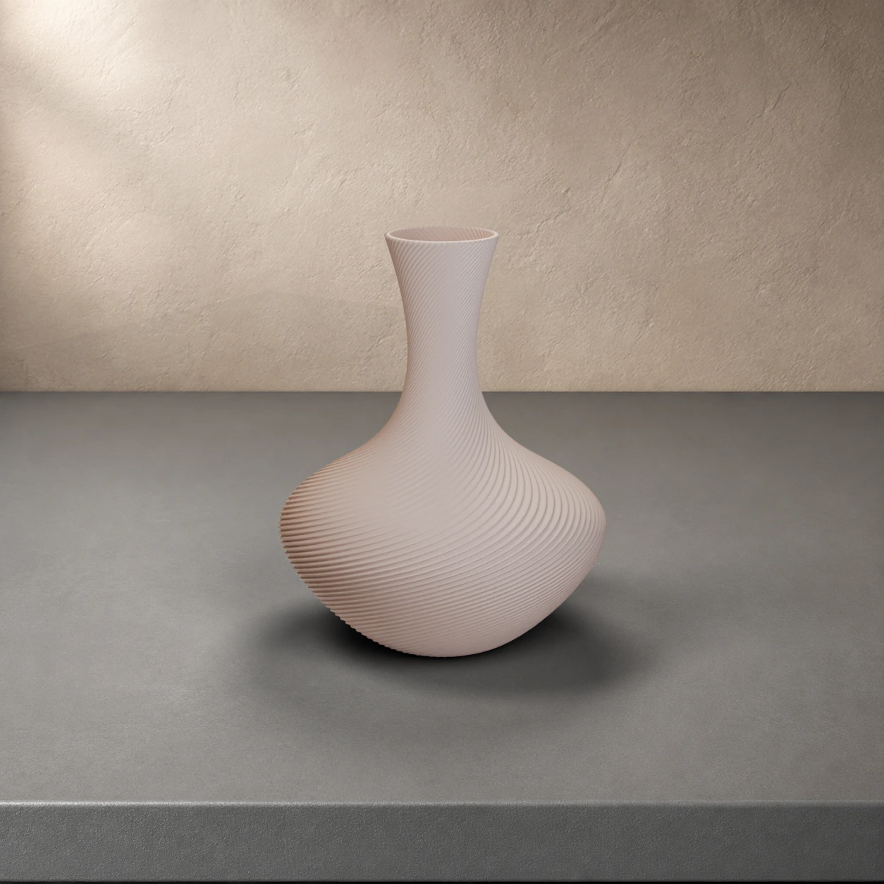 Vaso Gilda in colore Latte Brown