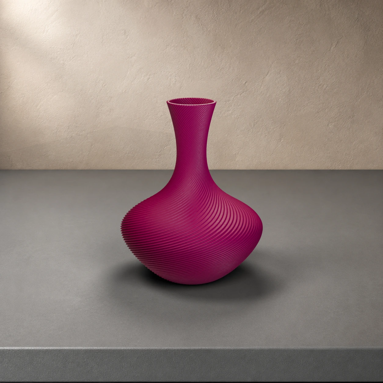 Vaso Gilda in colore Plum
