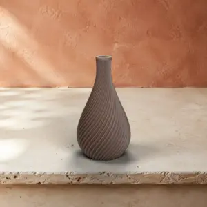 Vaso Ginevra in colore Dark Brown