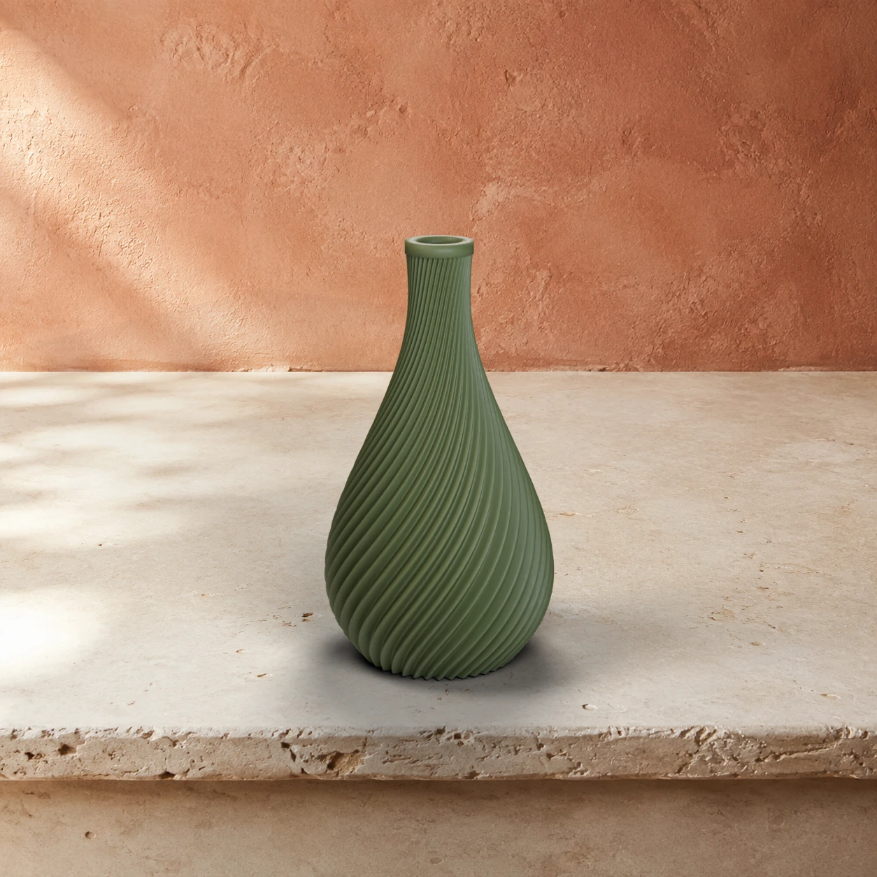 Vaso Ginevra in colore Dark Green