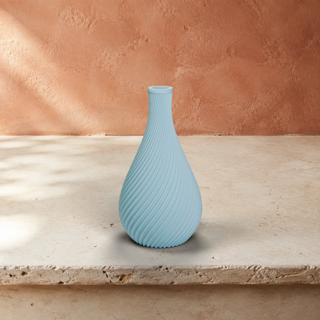 Vaso Ginevra in colore Ice Blue