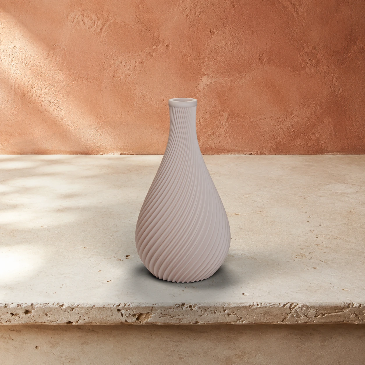 Vaso Ginevra in colore Latte Brown