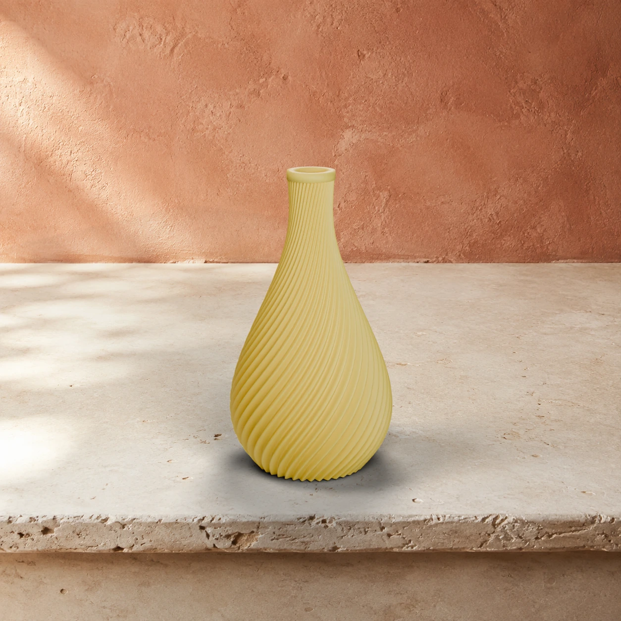 Vaso Ginevra in colore Lemon Yellow