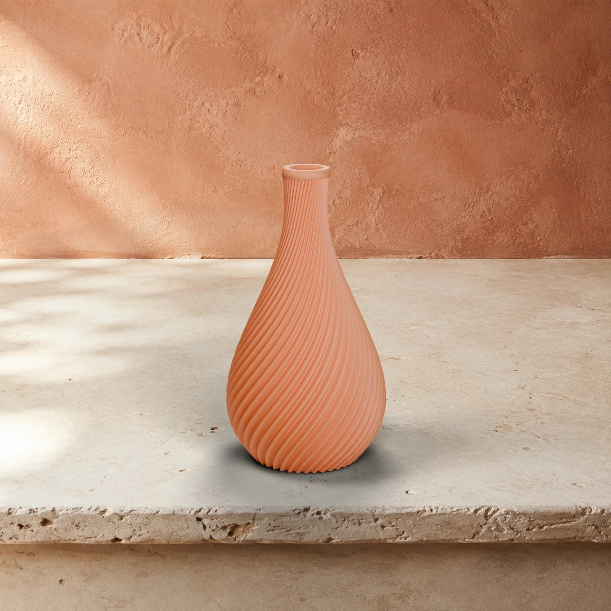 Vaso Ginevra in colore Mandarin Orange