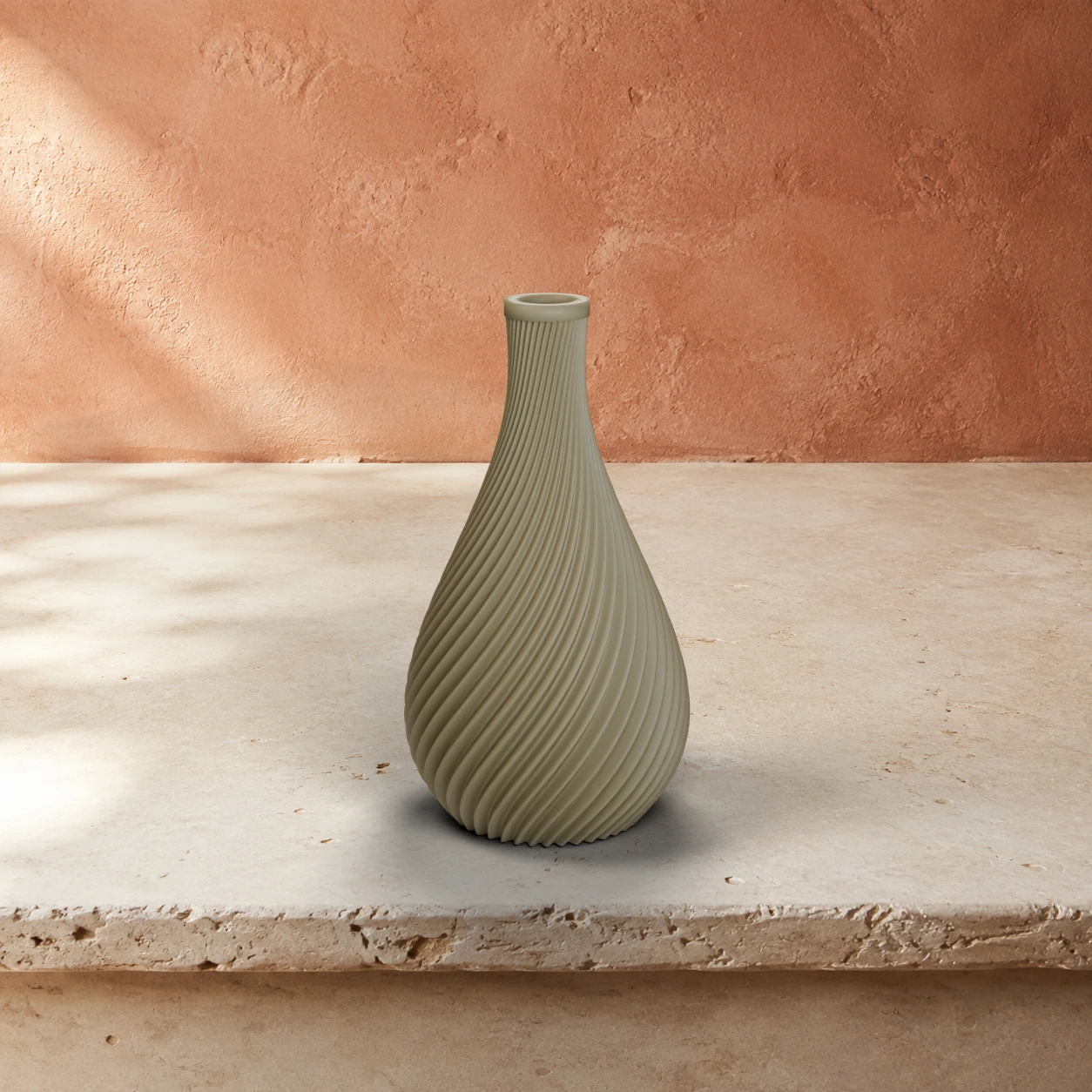 Vaso Ginevra in colore Sage Green