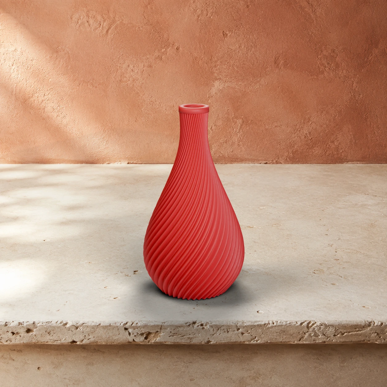 Vaso Ginevra in colore Scarlet Red