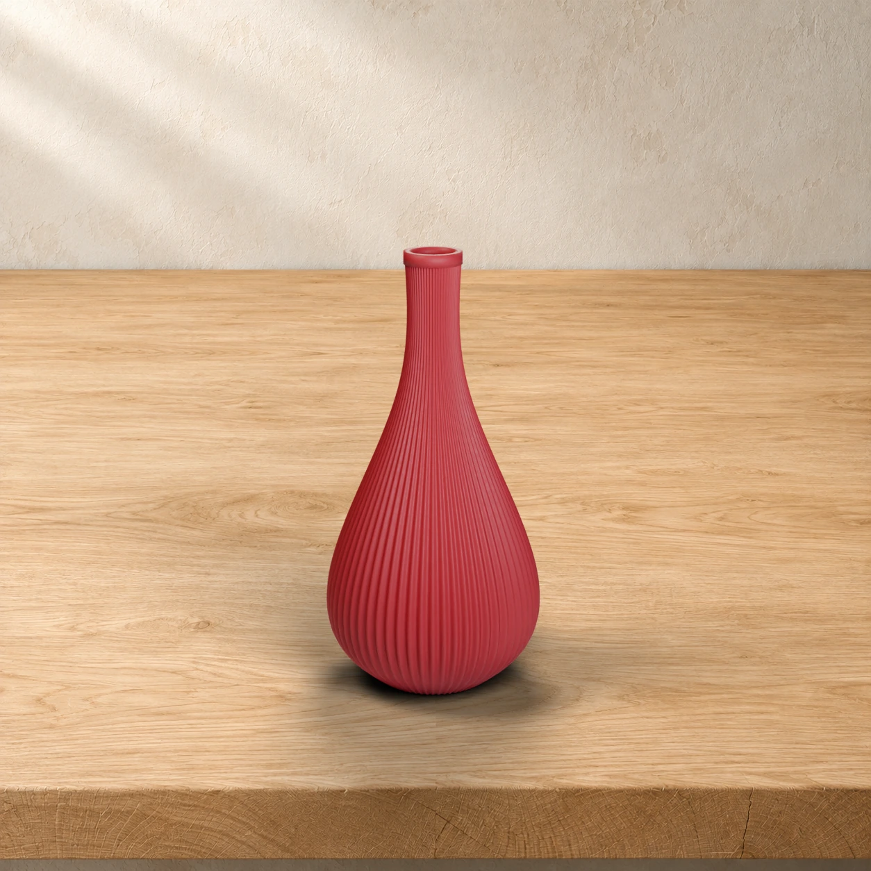 Vaso Lilla in colore Dark Red
