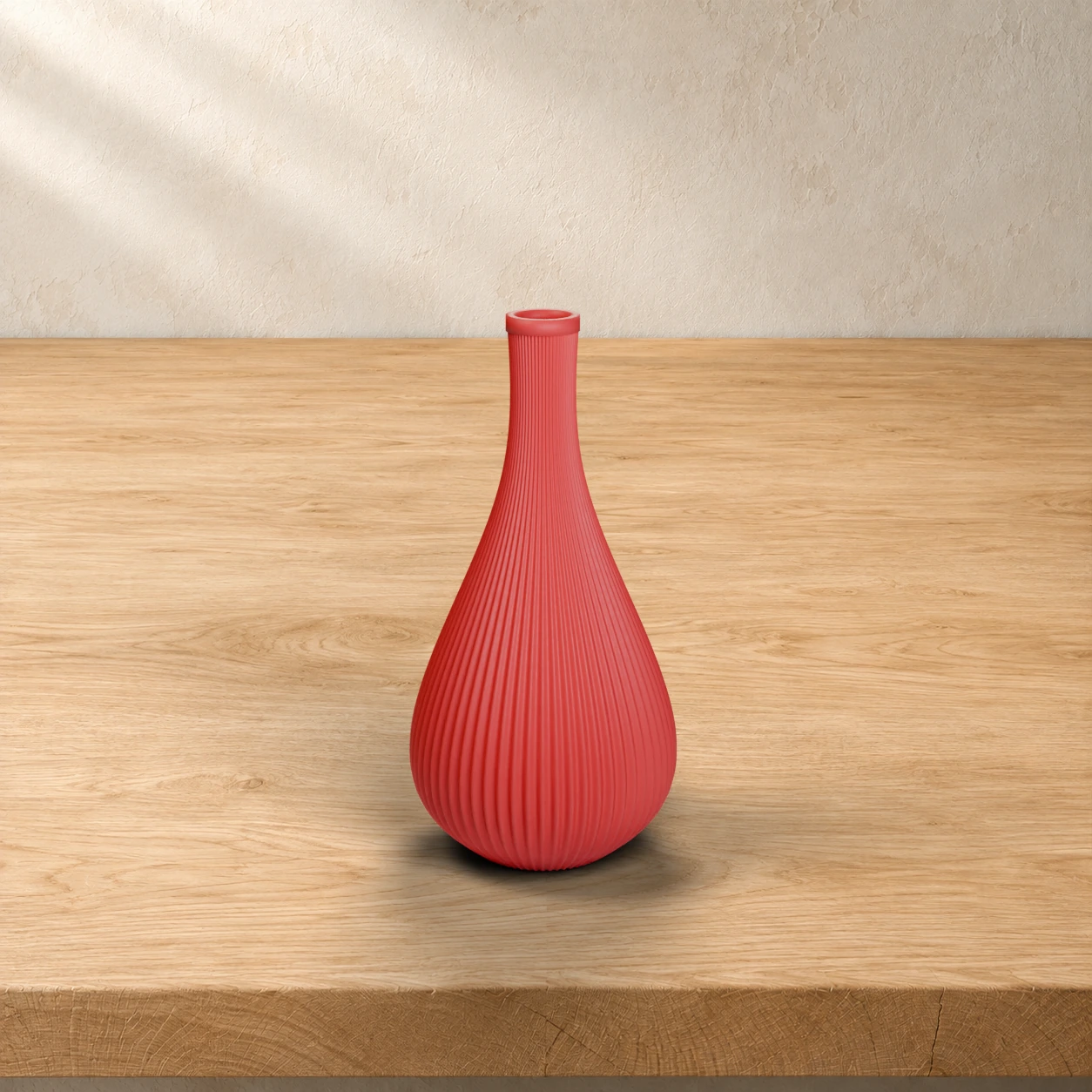 Vaso Lilla in colore Scarlet Red