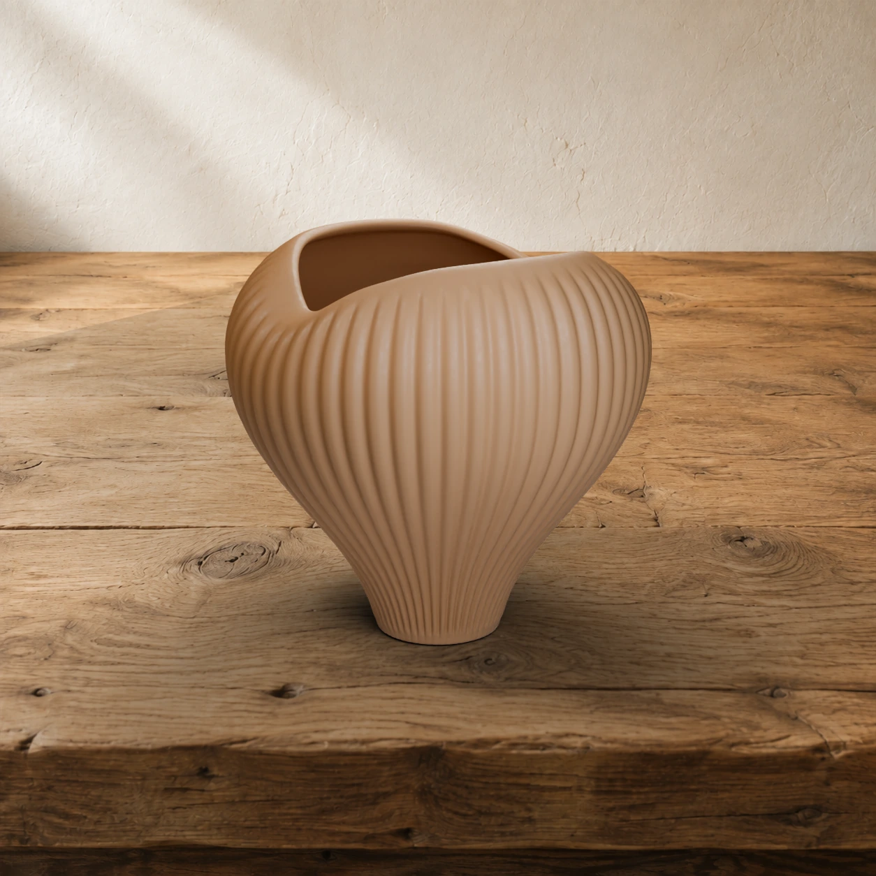 Vaso Love in colore Caramel