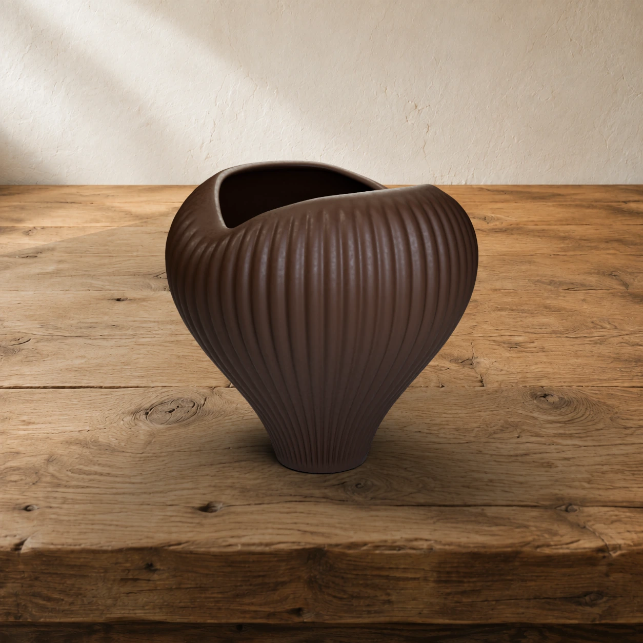 Vaso Love in colore Dark Chocolate