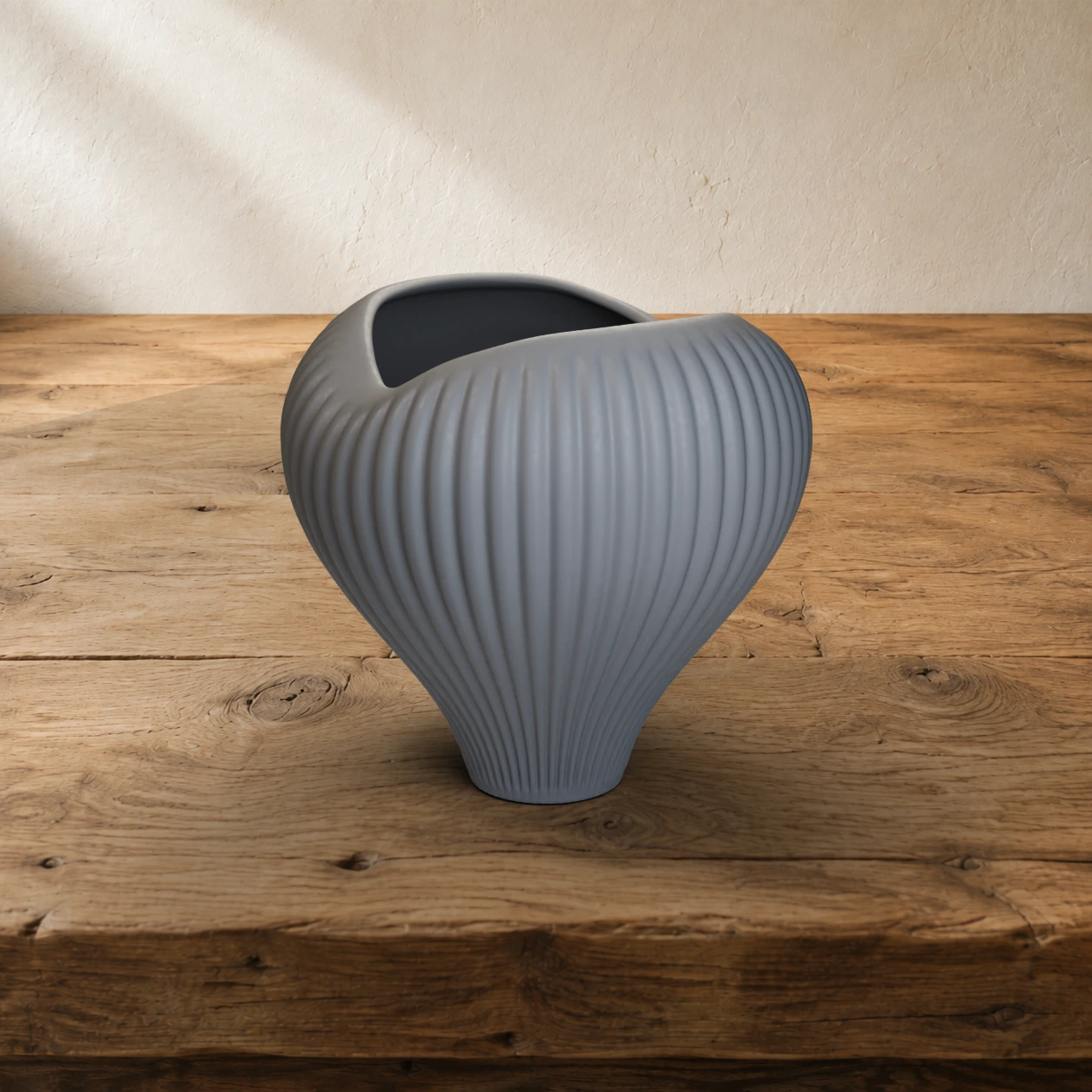 Vaso Love in colore Nardo Gray