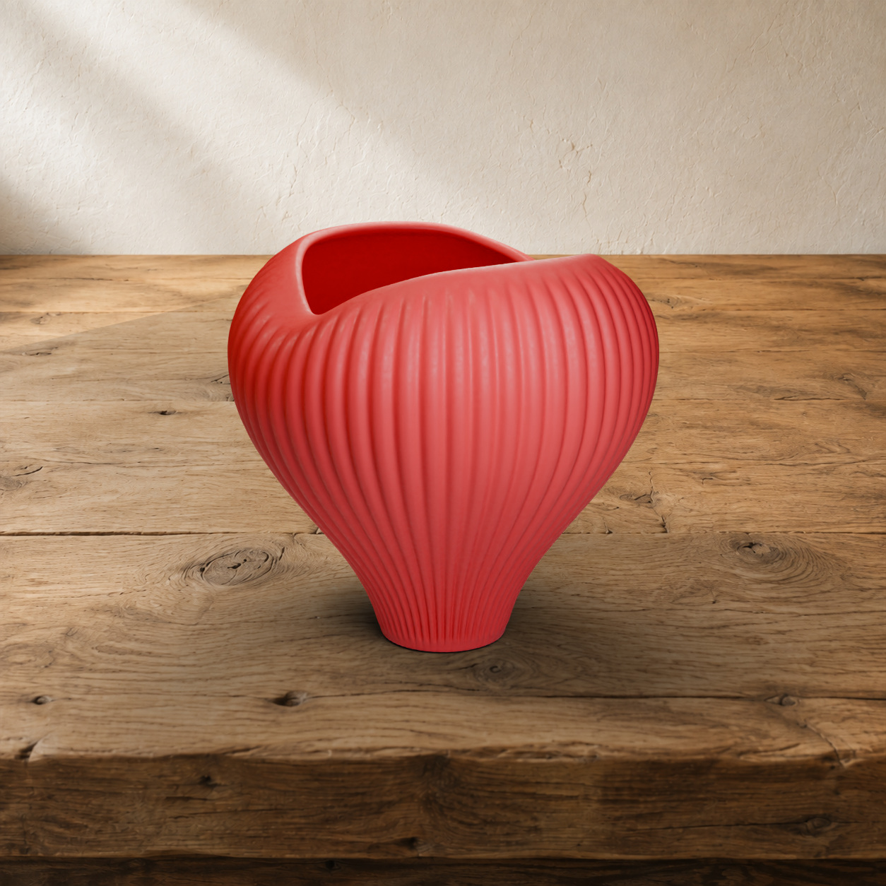 Vaso Love in colore Scarlet Red