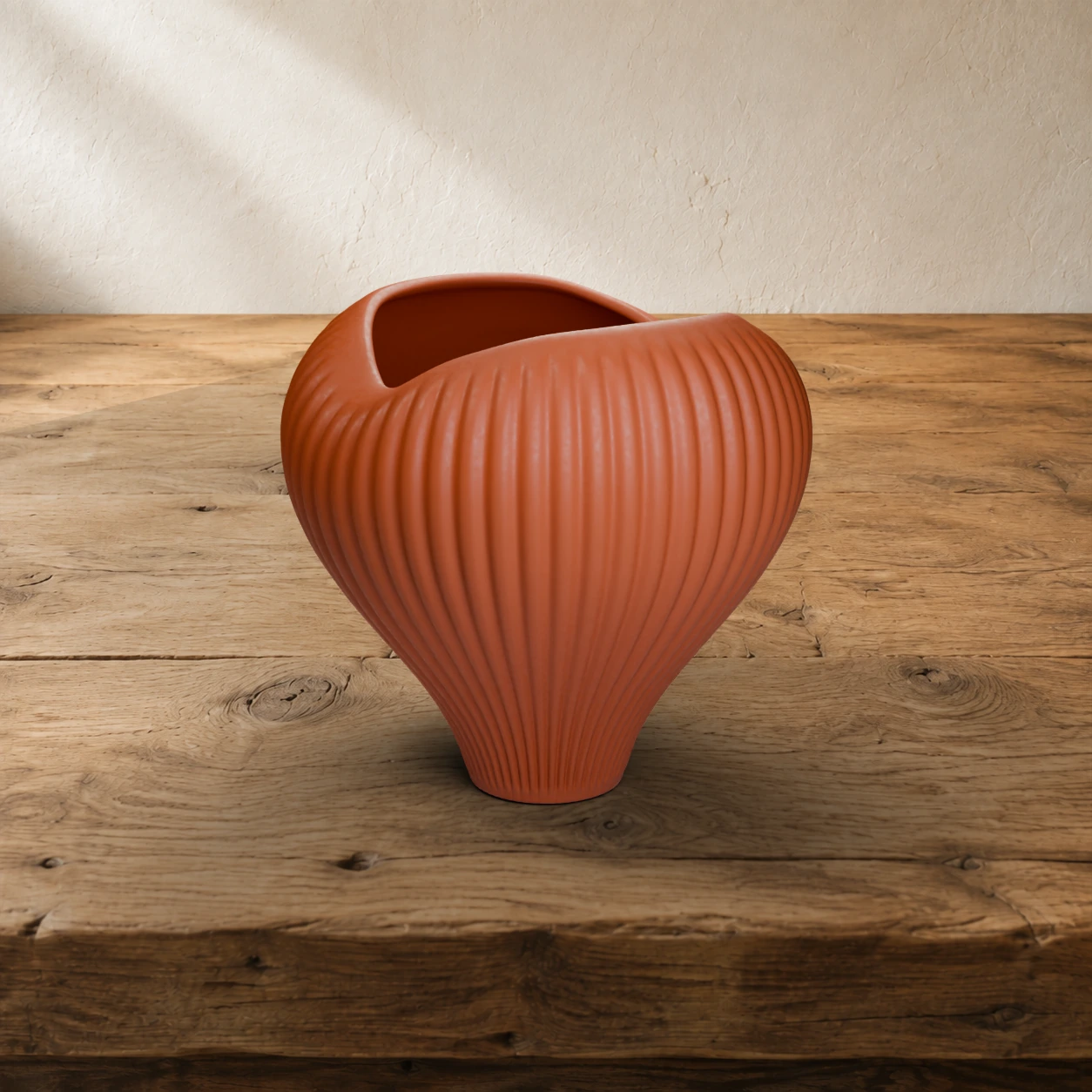 Vaso Love in colore Terracotta