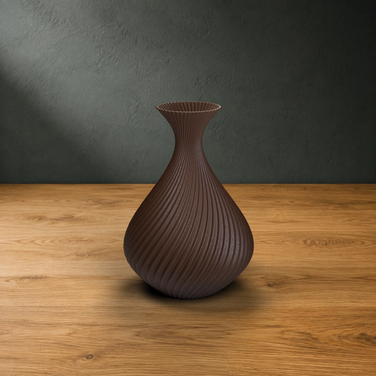 Vaso Pinella in colore Dark Chocolate