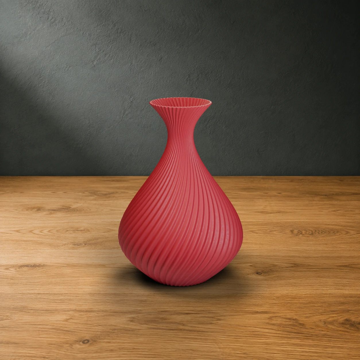Vaso Pinella in colore Dark Red