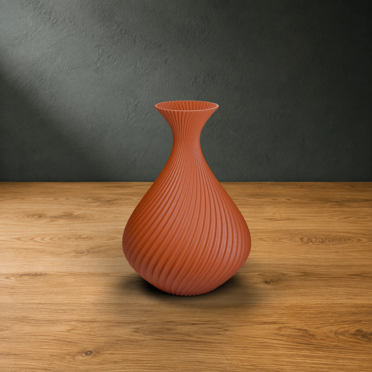 Vaso Pinella in colore Terracotta