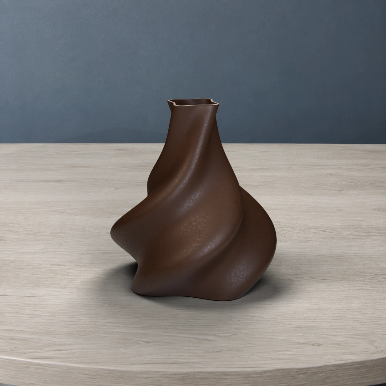 Vaso Pitro in colore Dark Chocolate
