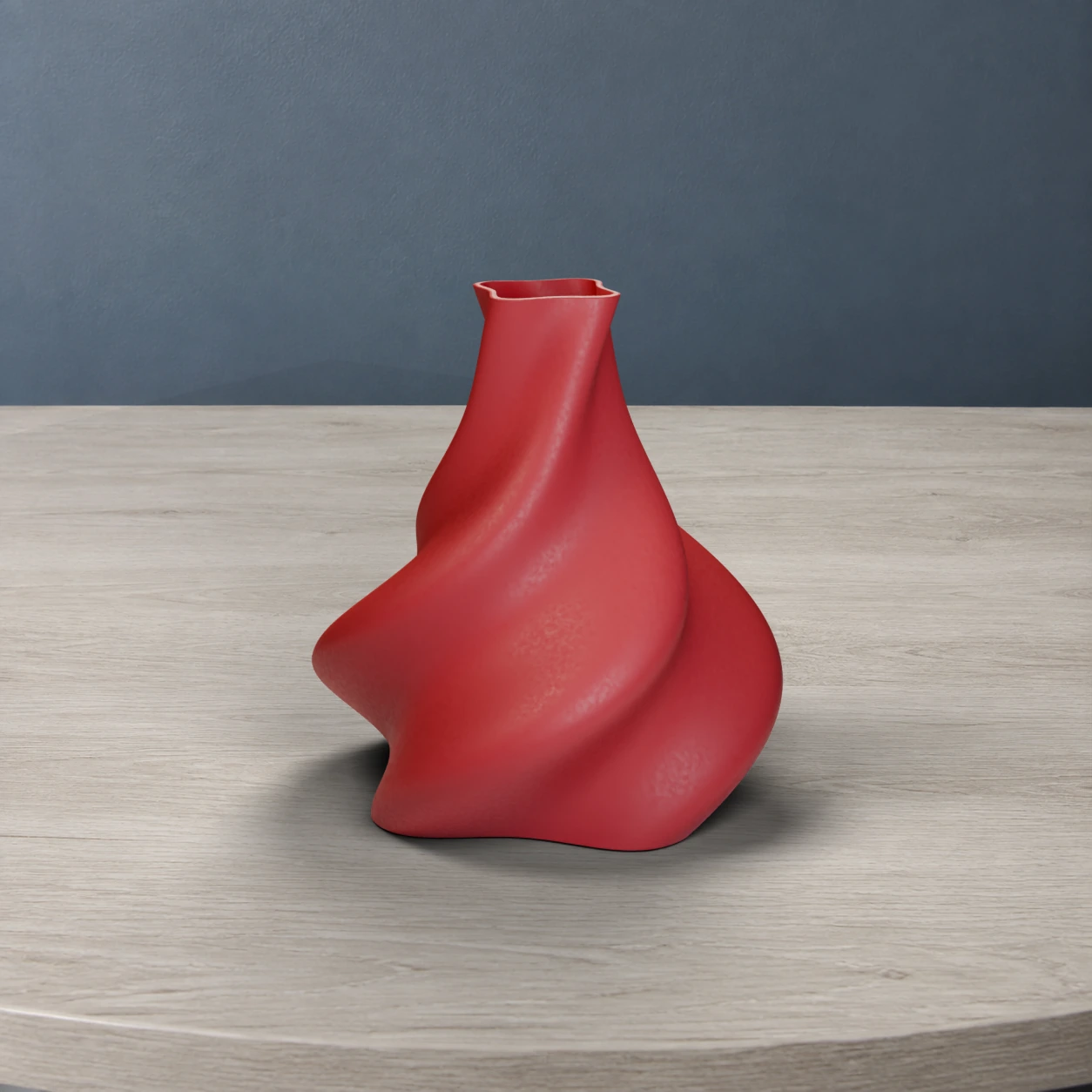 Vaso Pitro in colore Dark Red