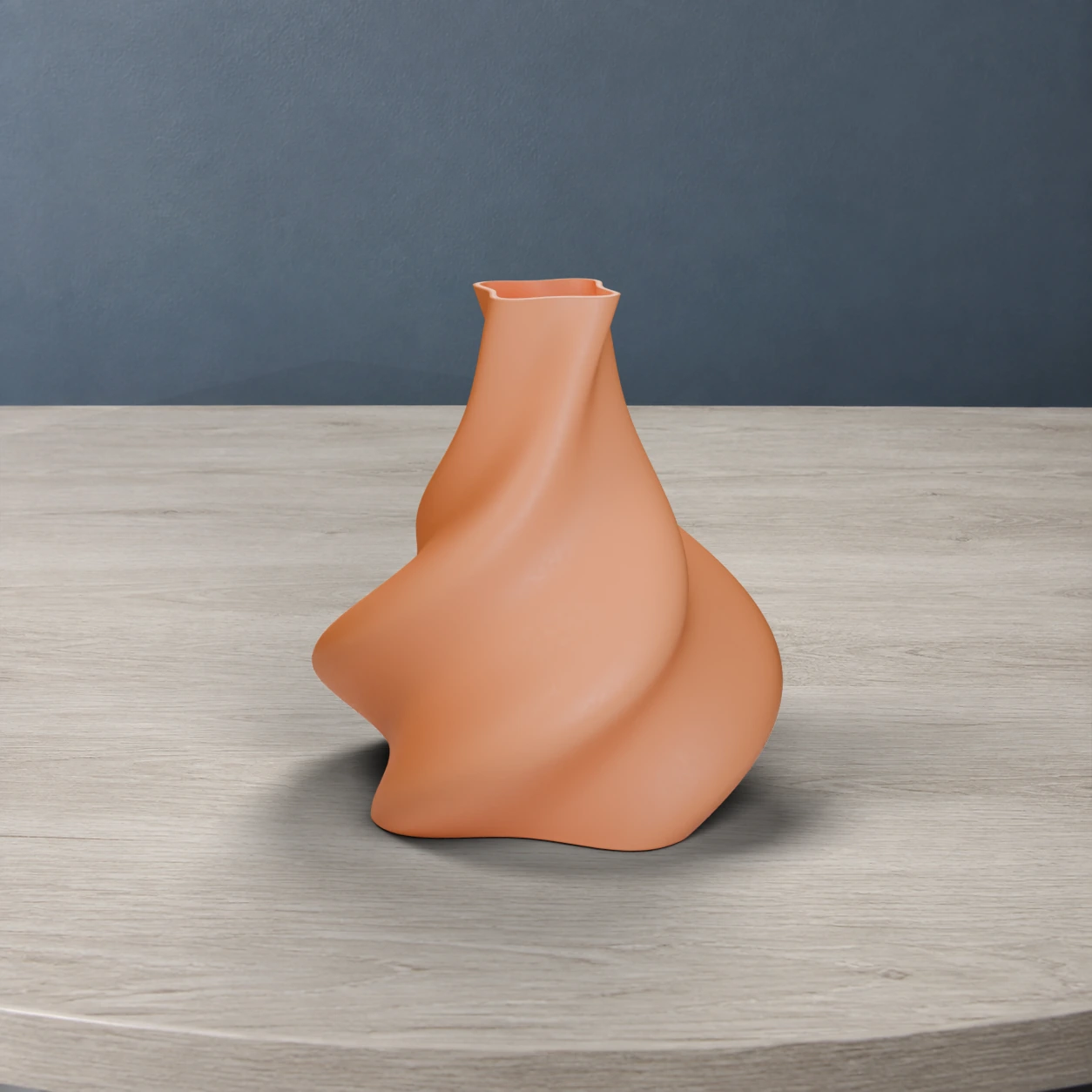 Vaso Pitro in colore Mandarin Orange