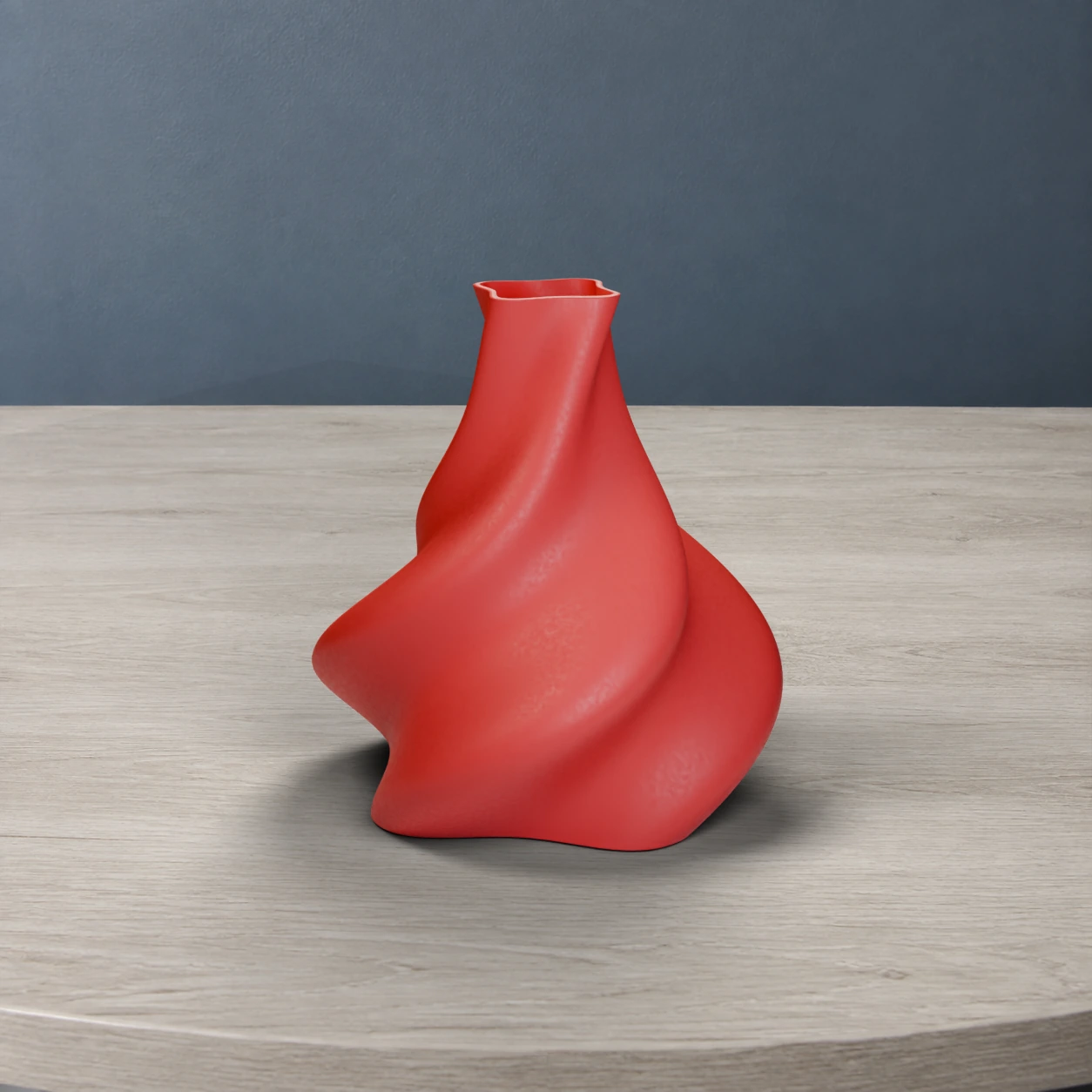 Vaso Pitro in colore Scarlet Red