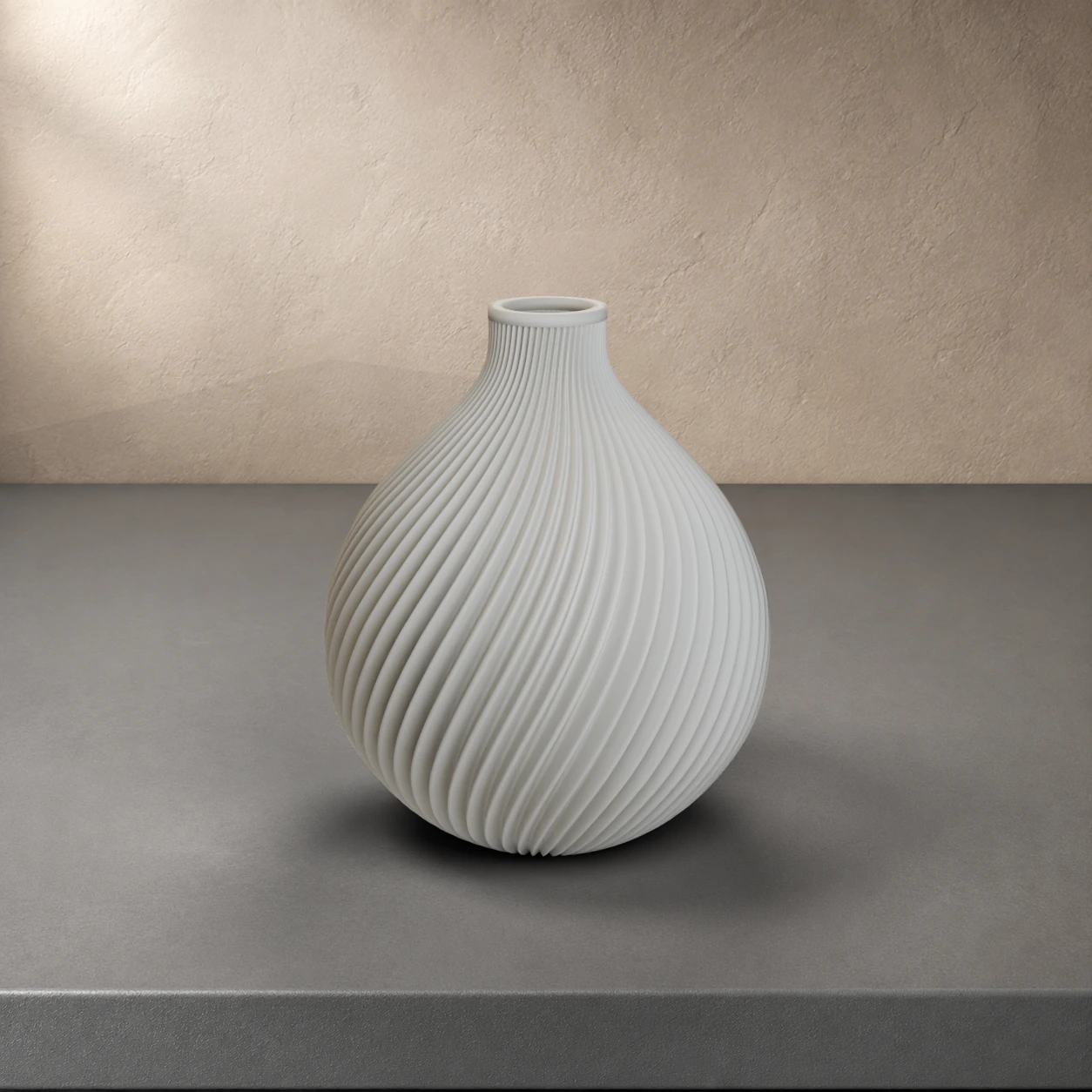 Vaso Vandam in colore Bone White