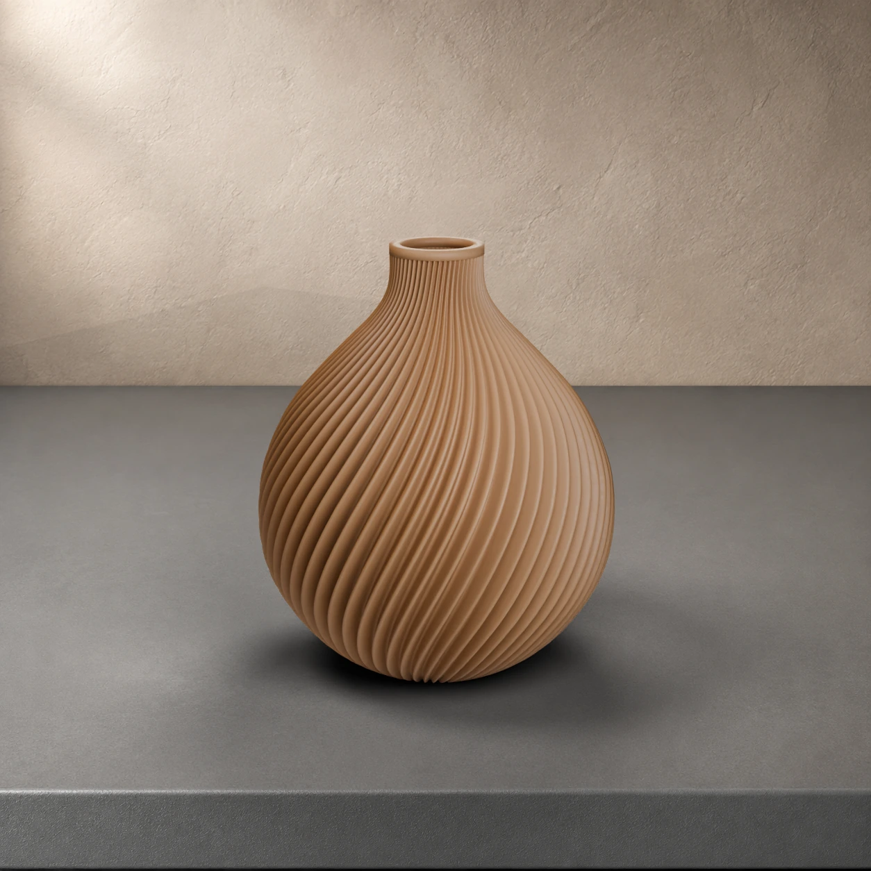 Vaso Vandam in colore Caramel