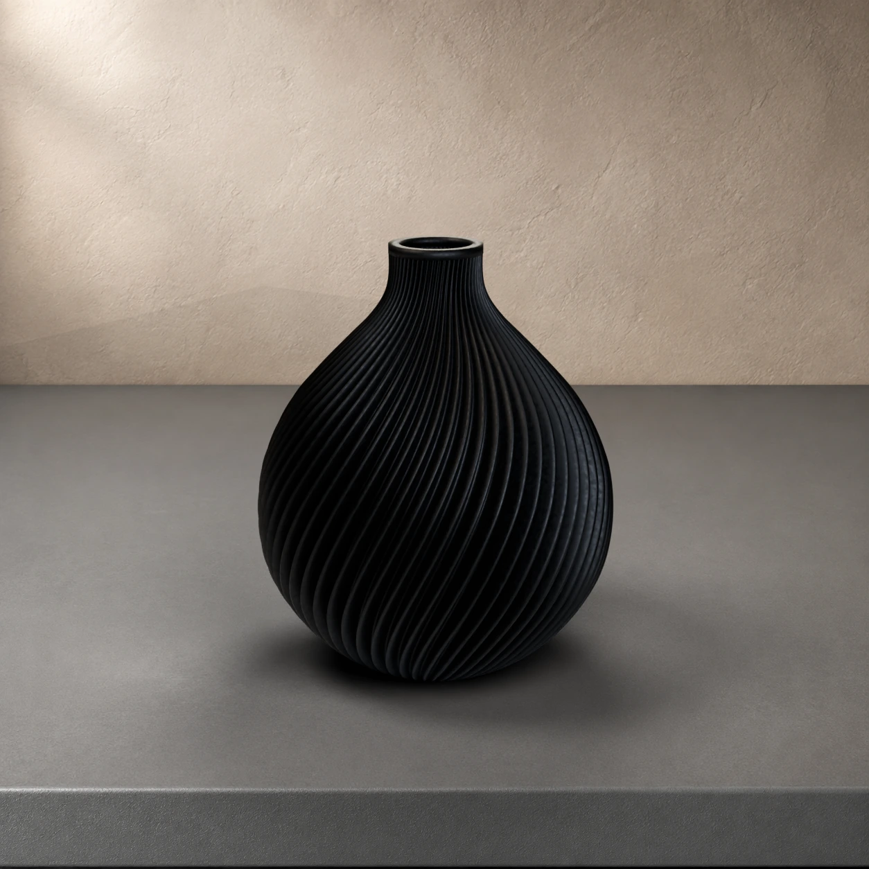 Vaso Vandam in colore Charcoal