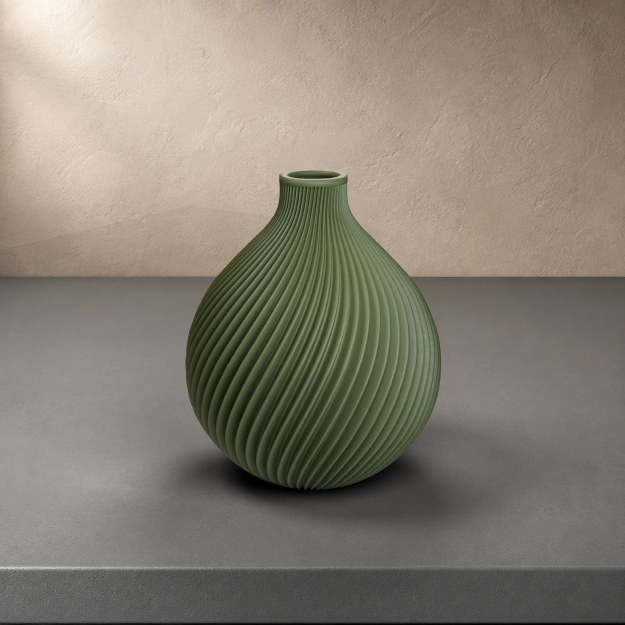 Vaso Vandam in colore Dark Green