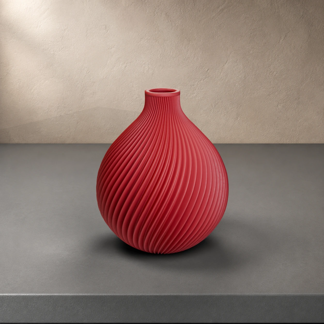 Vaso Vandam in colore Dark Red