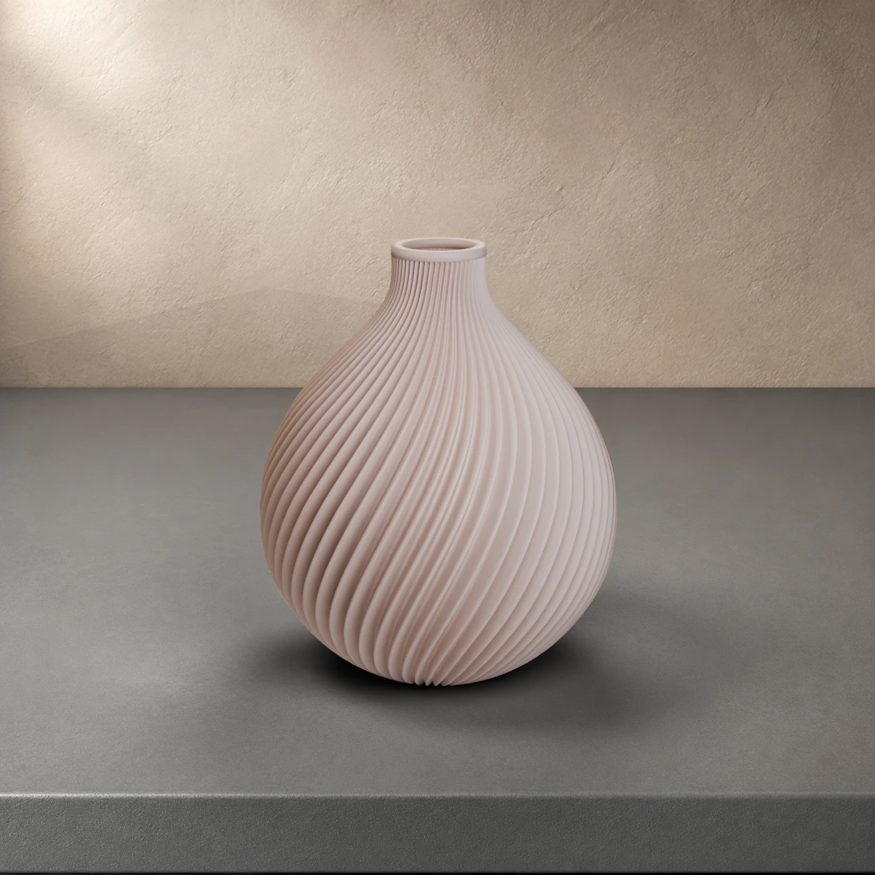 Vaso Vandam in colore Latte Brown