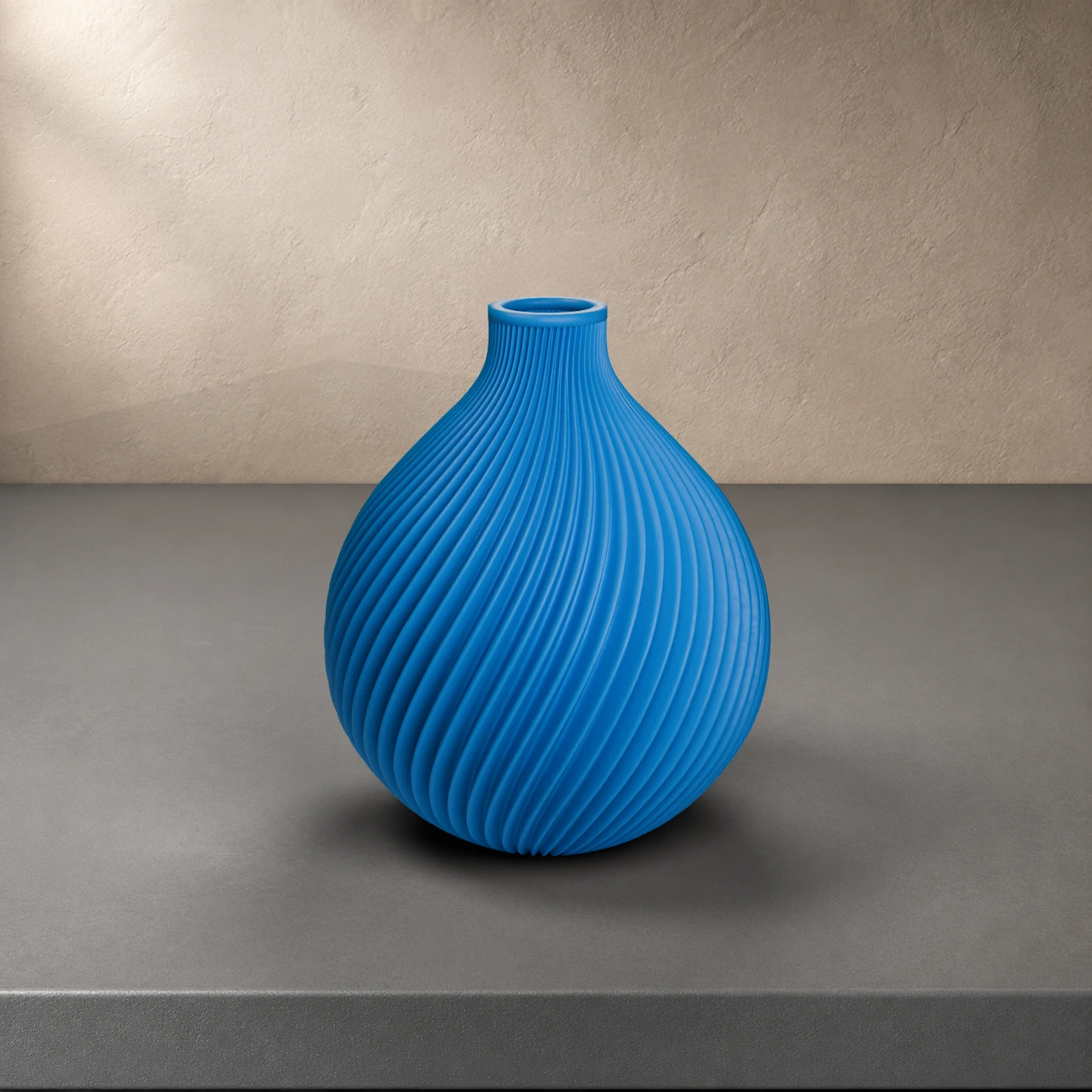 Vaso Vandam in colore Marine Blue