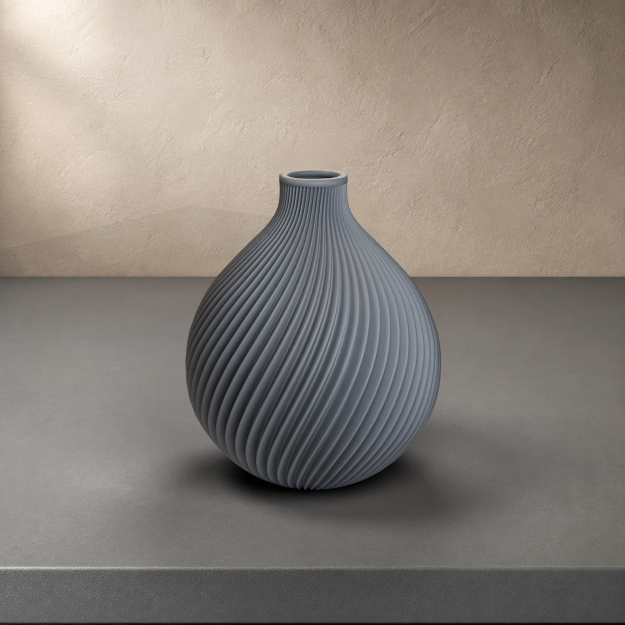 Vaso Vandam in colore Nardo Gray